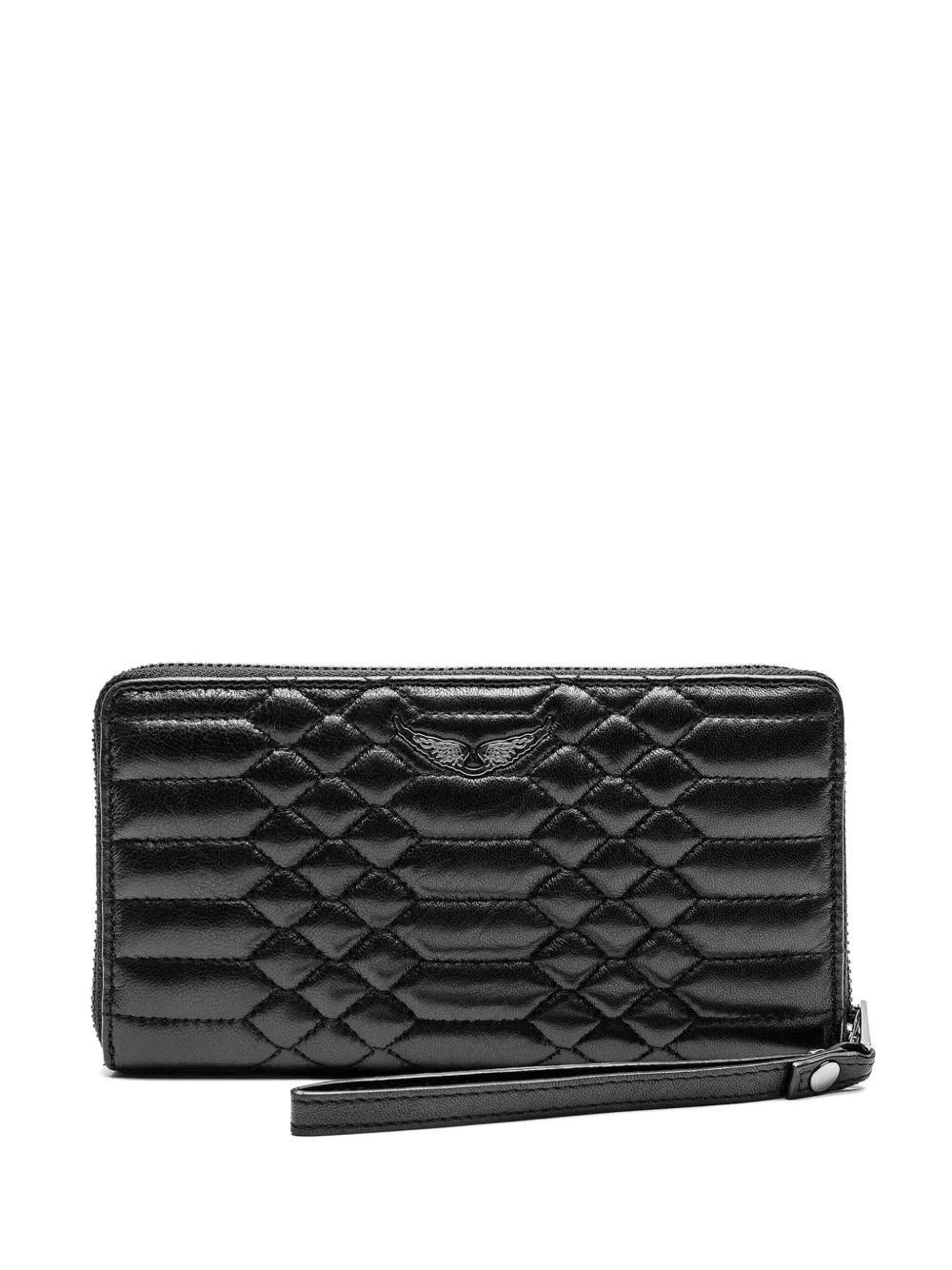 Zadig&Voltaire quilted wristlet wallet · One Size