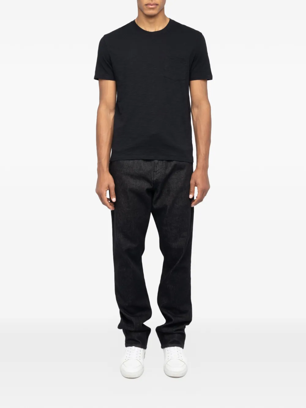 Zadig&Voltaire Stockholm skull-print T-shirt - Zwart