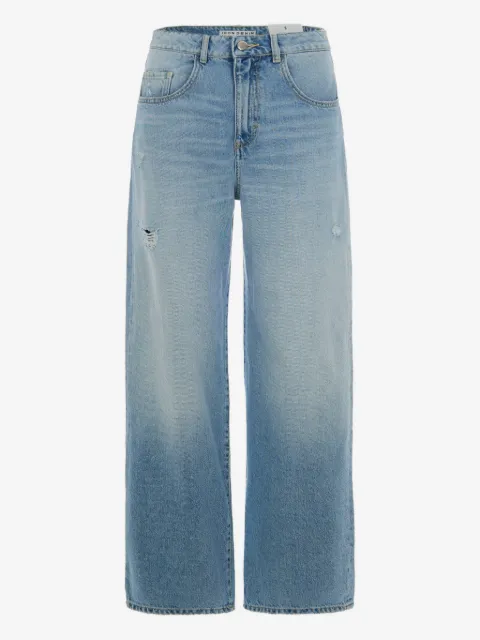 ICON DENIM distressed-detail jeans