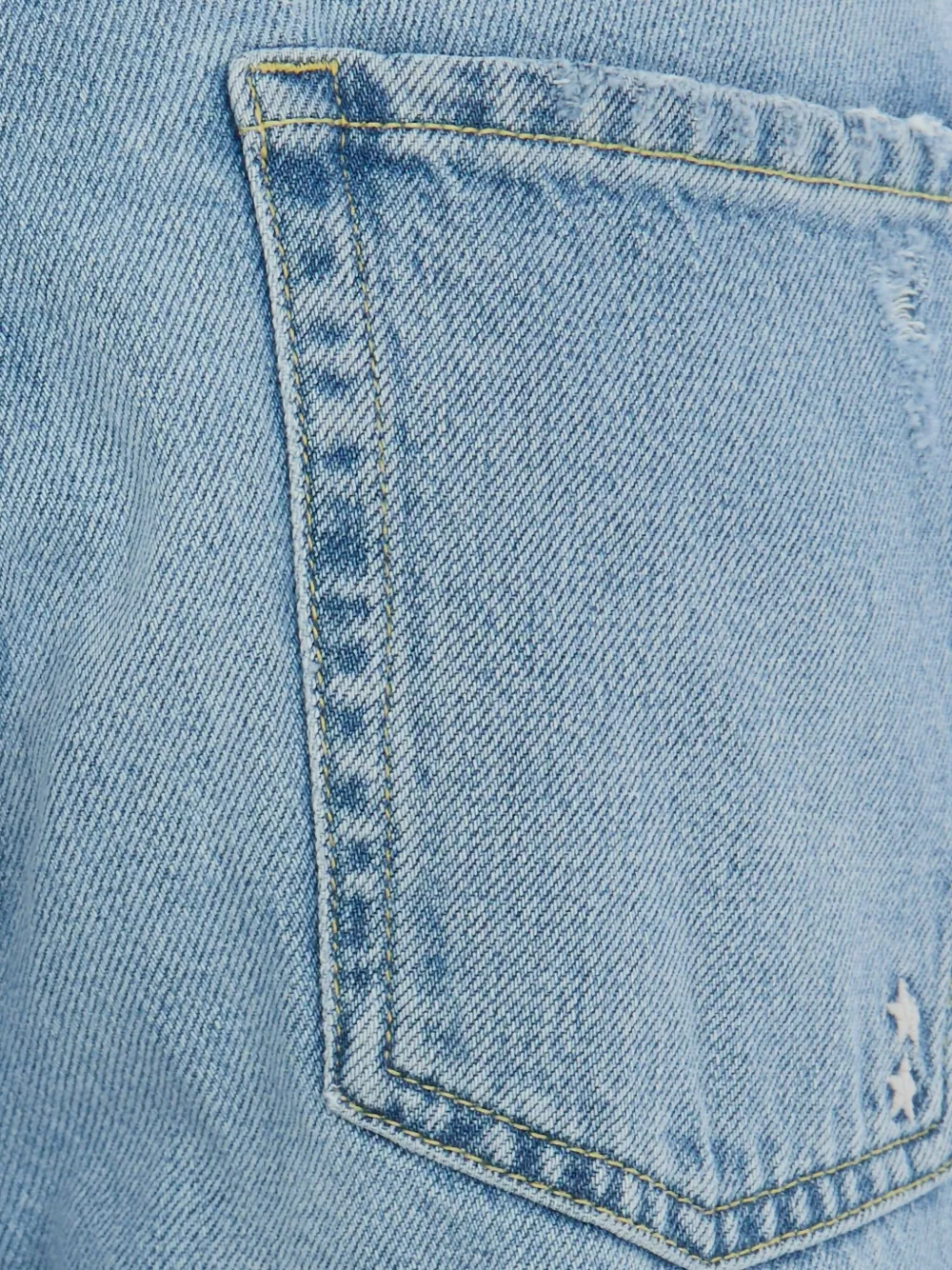 ICON DENIM Jeans met gerafeld detail Blauw