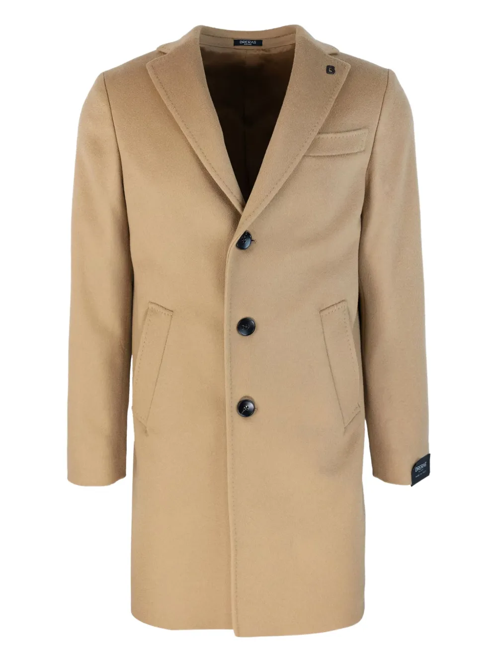 BRERAS MILANO three-button coat | Neutrals | Image 1