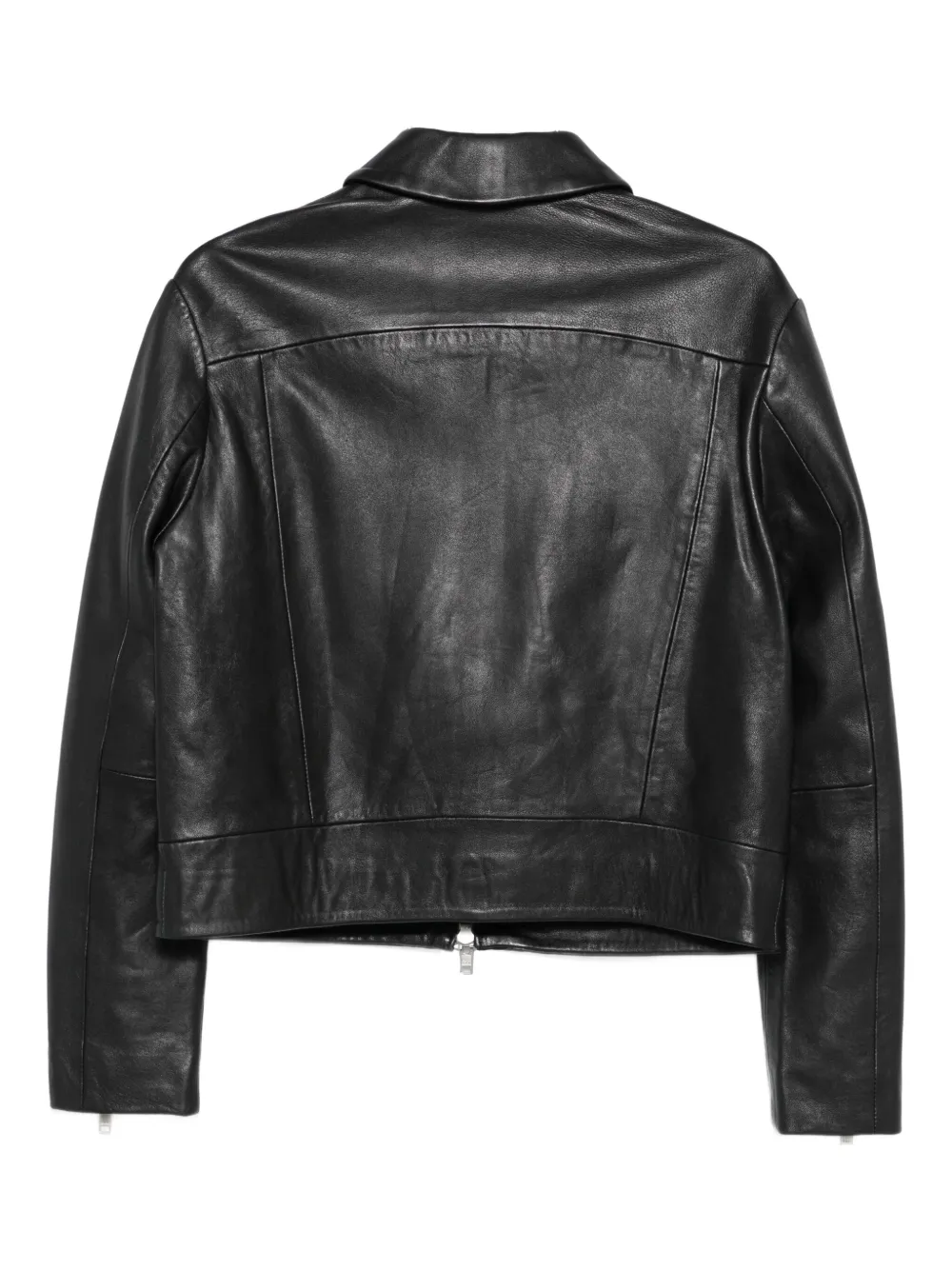 Alysi zip-front leather jacket | Leather Jackets | Image 2