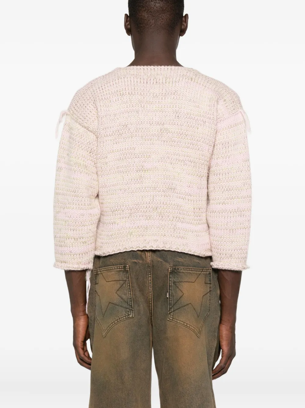 Magliano Toggle-fastening Textured Cardigan In Multi
