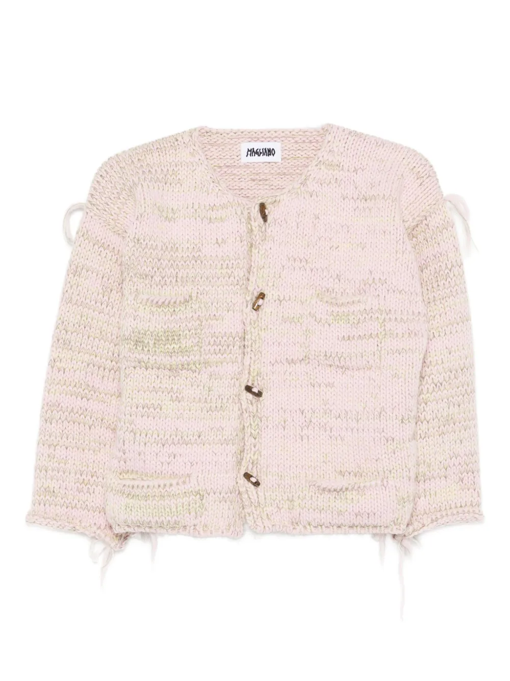 Magliano toggle-fastening textured cardigan | Pink | Image 1