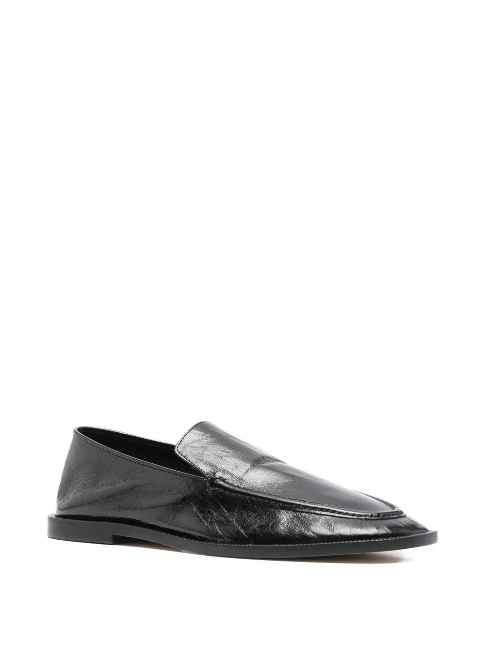 Alysi leather loafers - Zwart