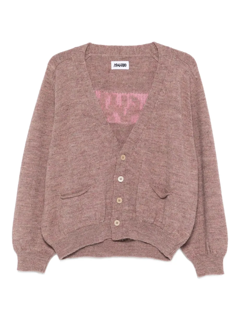 Magliano patch-pocket button cardigan | Pink | Image 1