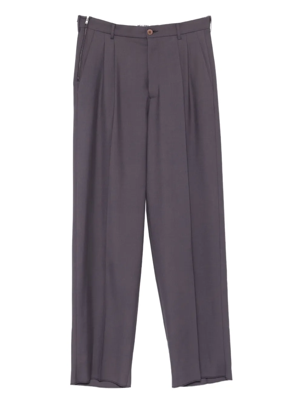 Magliano pleated zip-detail trousers | morado | Image 1