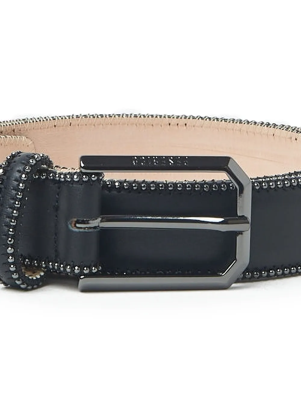 Peserico Gespriem met studs - Zwart