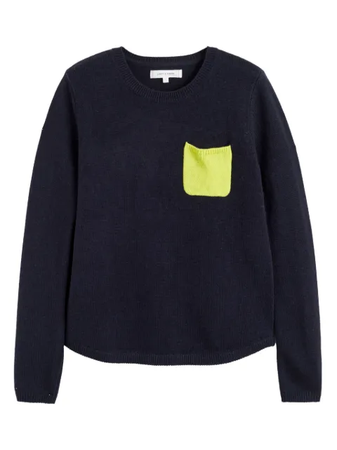 Chinti & Parker pocket-detail long-sleeves sweater