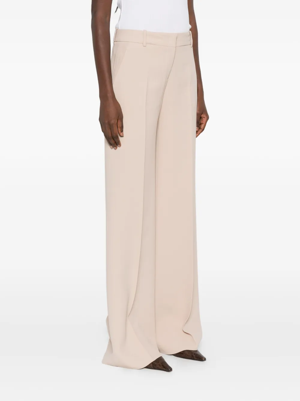 Ermanno Scervino Straight broek Beige
