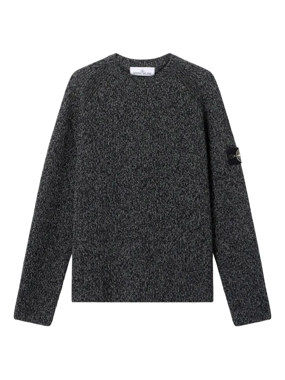Stone Island maille à détail de patch | gris | Image 1