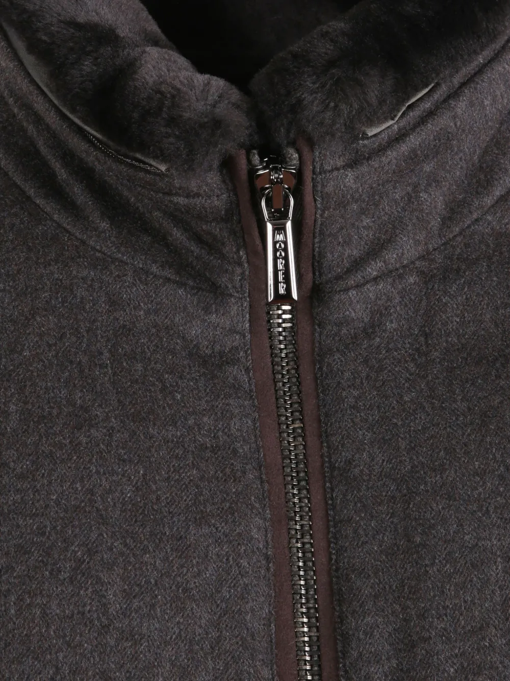 Moorer Jack met bontkraag Bruin