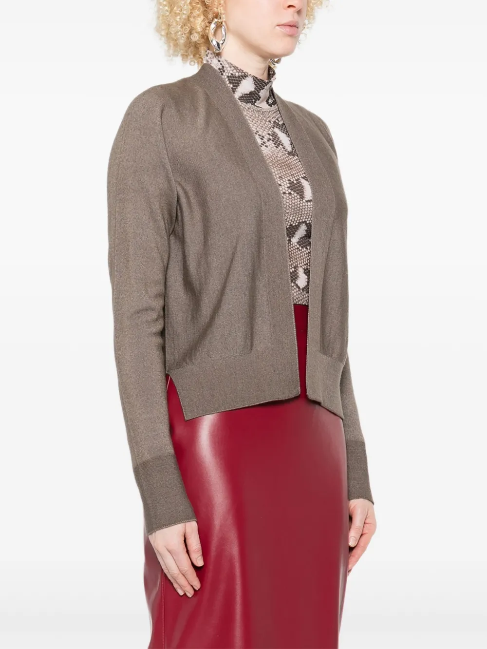 AROVESCIO Vest met lange mouwen Bruin