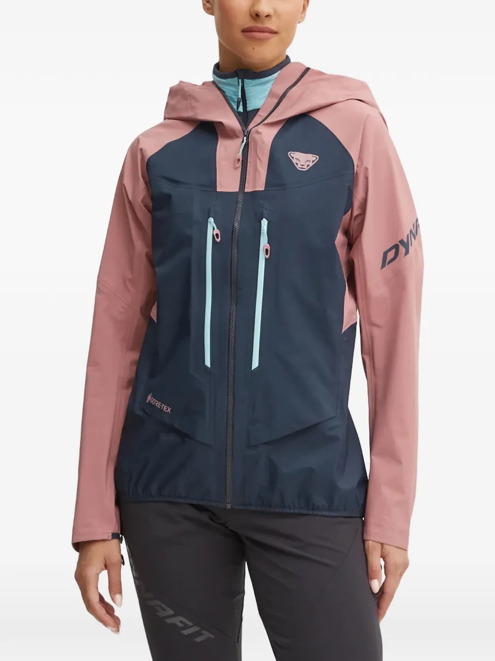 DYNAFIT chaqueta con capucha y logo | azul | Image 1