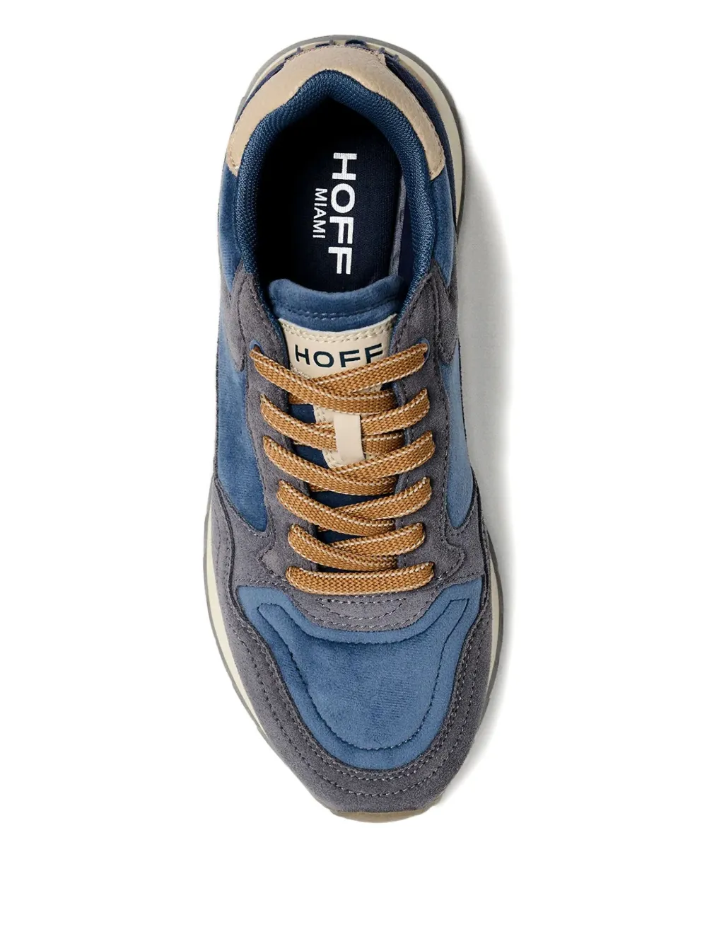 Hoff Sneakers met vlakken en veters Blauw