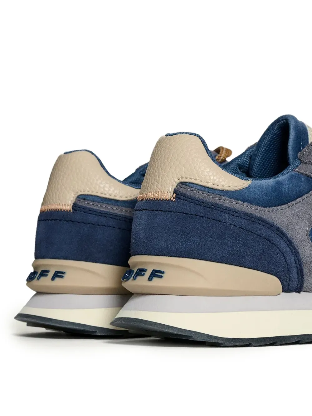 Hoff Sneakers met vlakken en veters Blauw