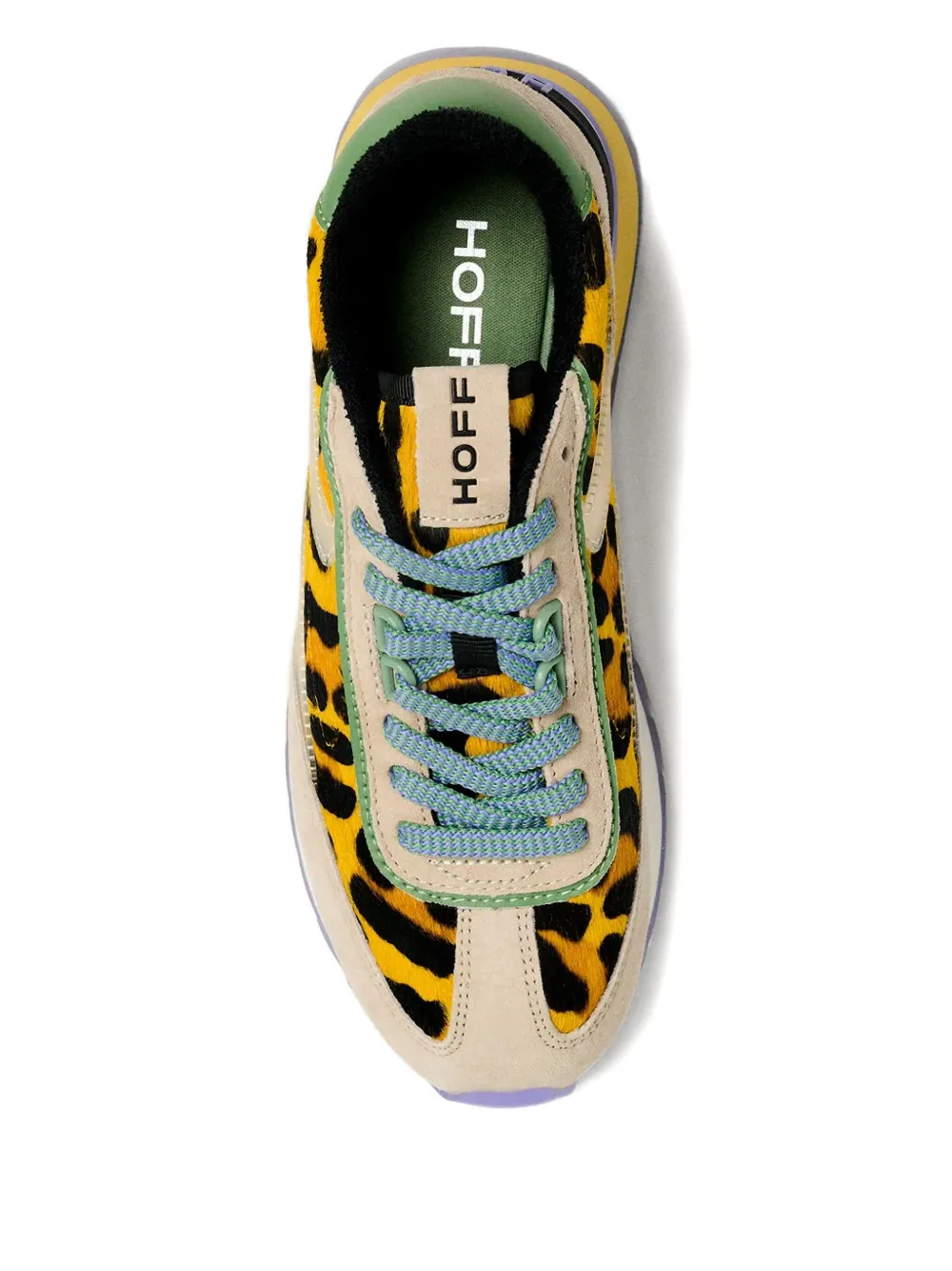 Hoff Sneakers met dierenprint Beige