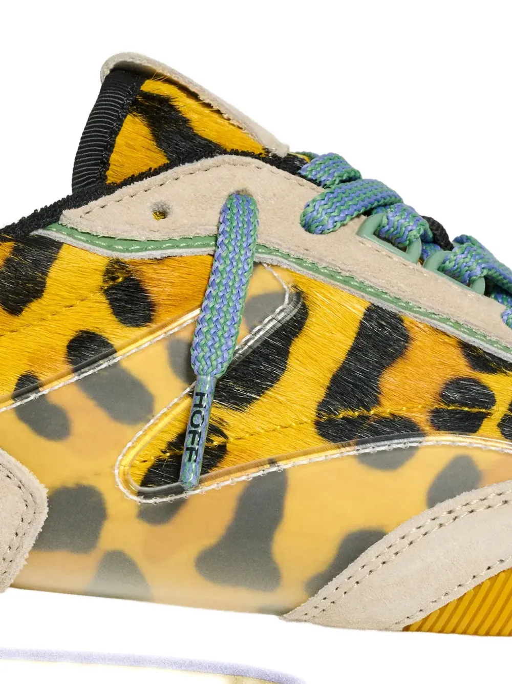 Hoff Sneakers met dierenprint Beige