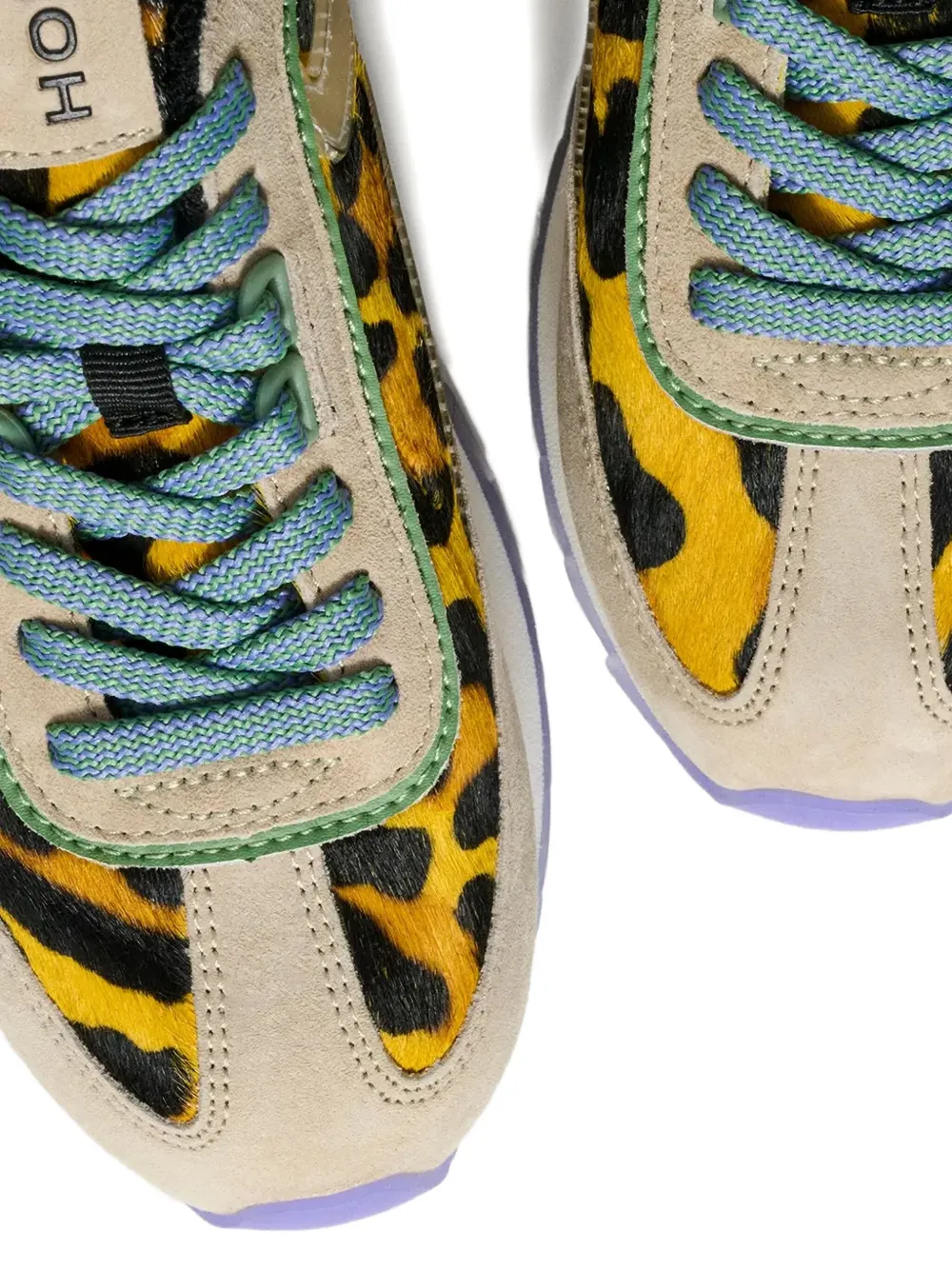 Hoff Sneakers met dierenprint Beige