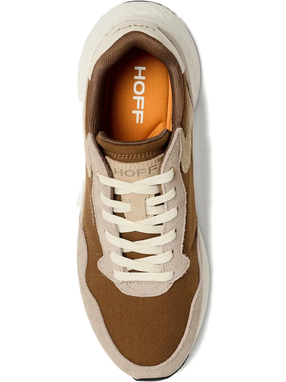 Hoff City Mkii panelled lace-up sneakers - Beige
