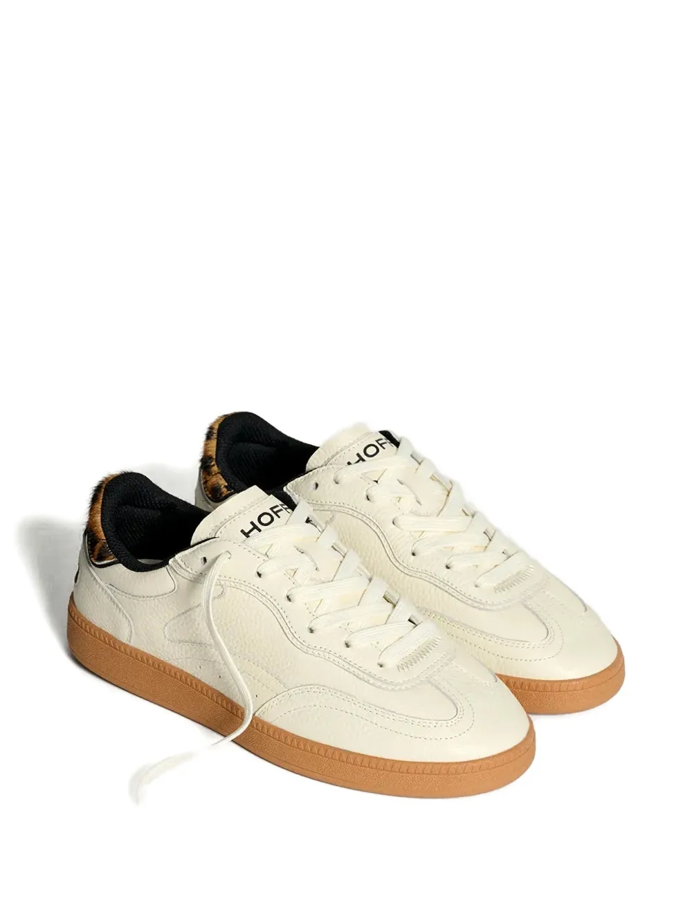 Hoff Park Lace-up Animal-print Sneakers In Neutral