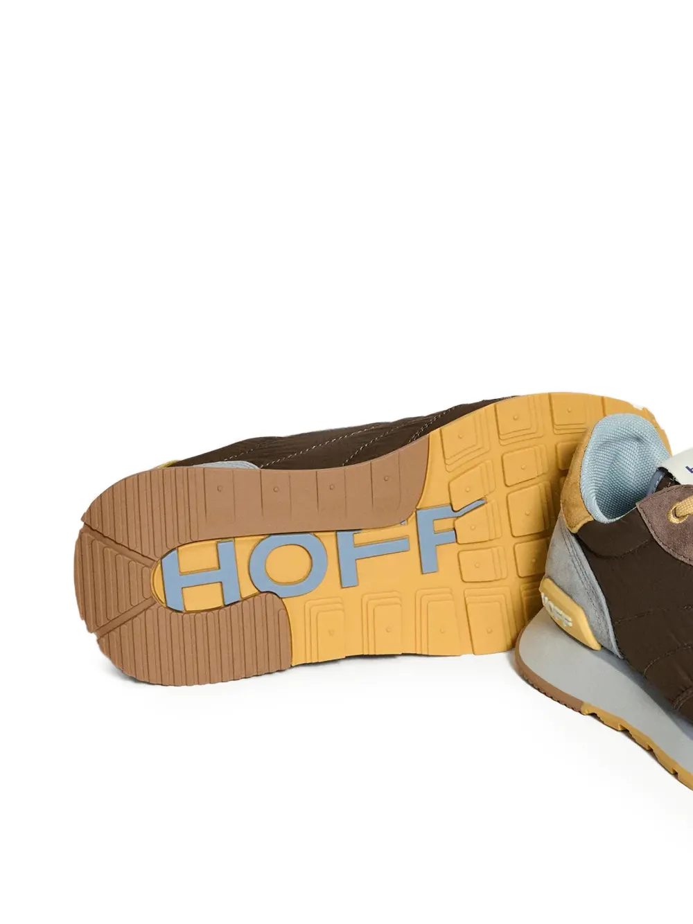 Hoff Sneakers met logo Bruin
