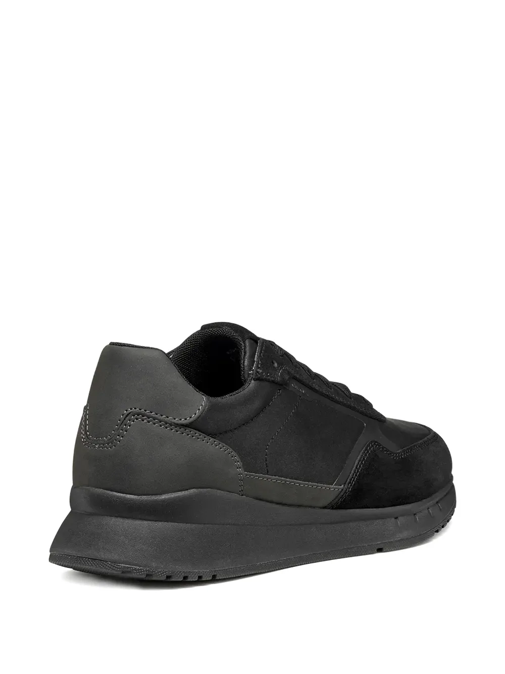 Geox Lace-up Sneakers In Black