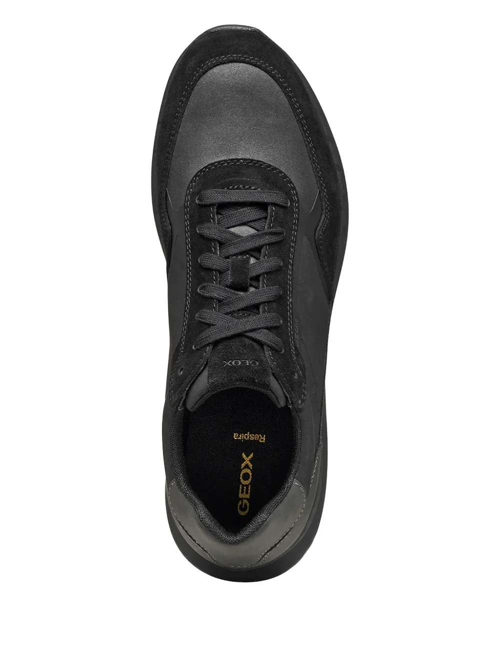 Geox Lace-up Sneakers In Black