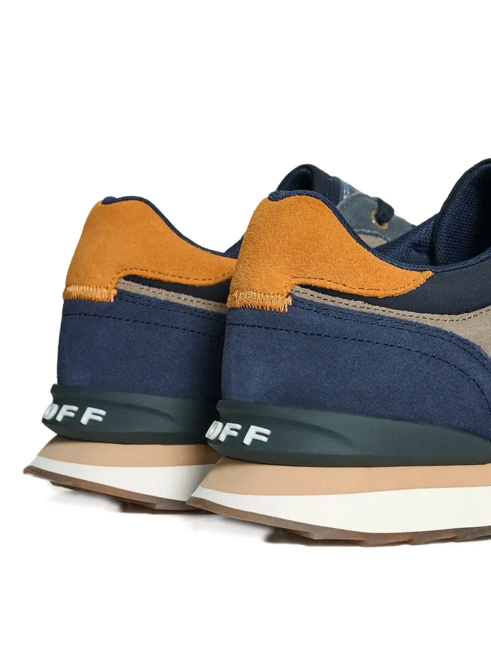 Hoff Lace-up Panelled Sneakers In Blue