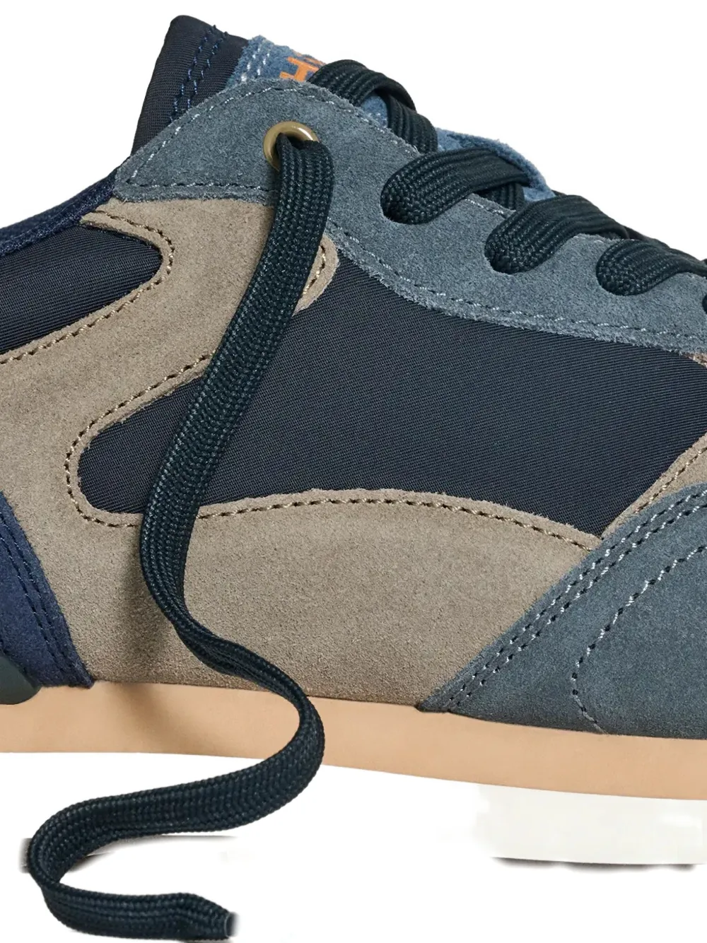 Hoff Lace-up Panelled Sneakers In Blue