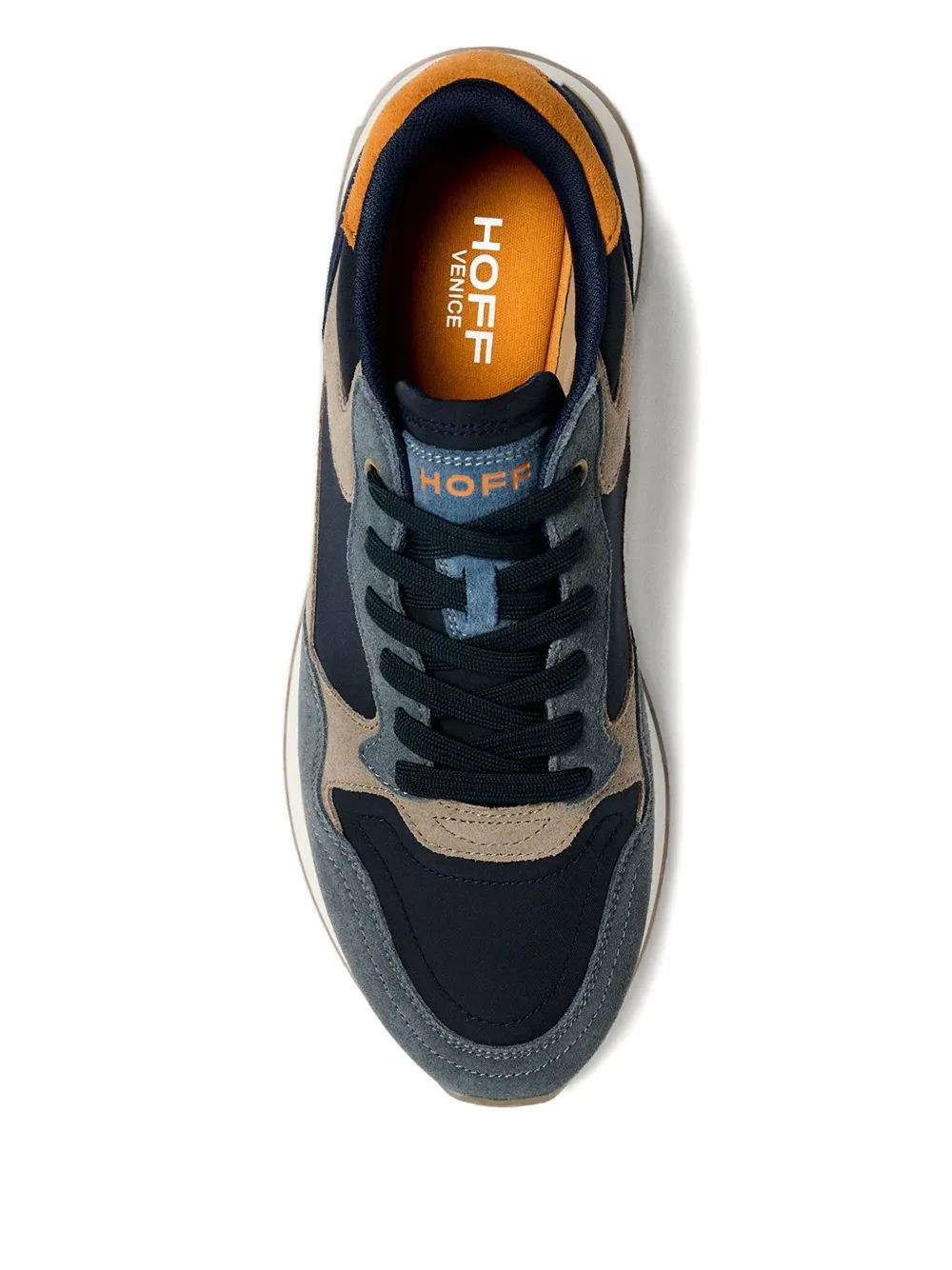 Hoff Lace-up Panelled Sneakers In Blue