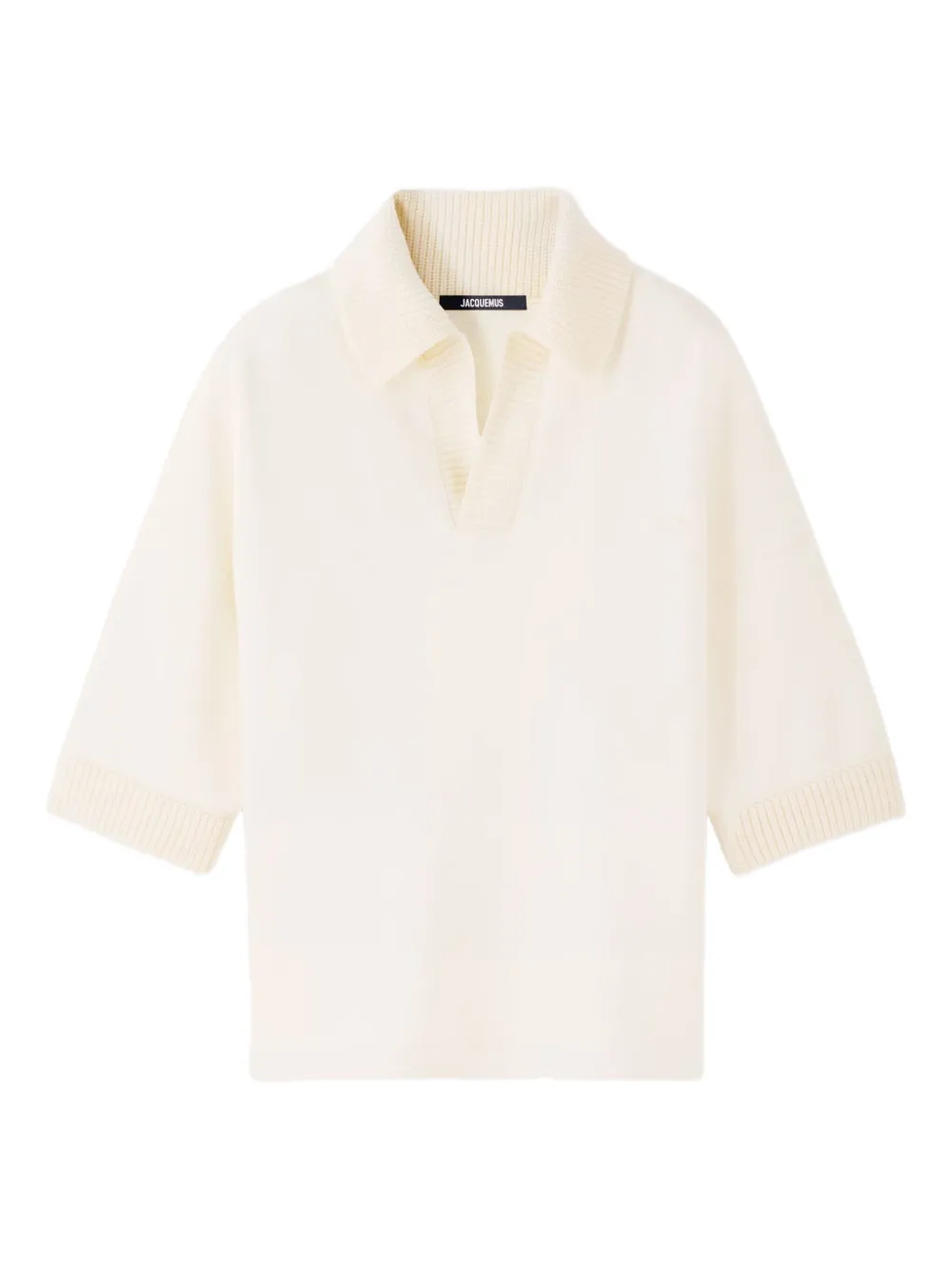 Jacquemus Le Punto poloshirt Wit
