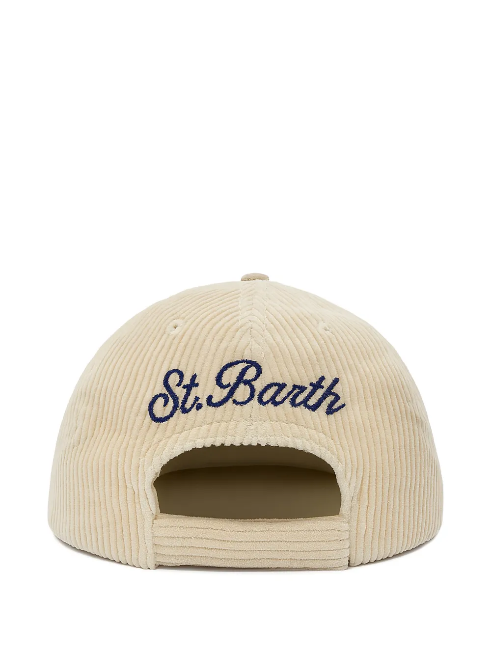 MC2 Saint Barth embroidered corduroy hat - Beige