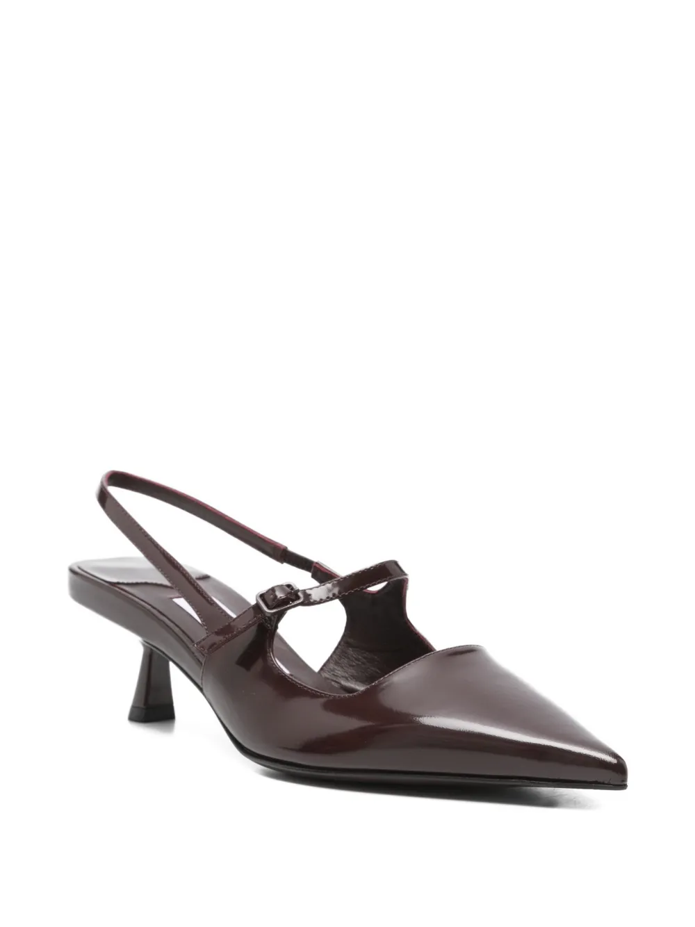 Jimmy Choo 45mm slingback pointed-toe pumps Red
