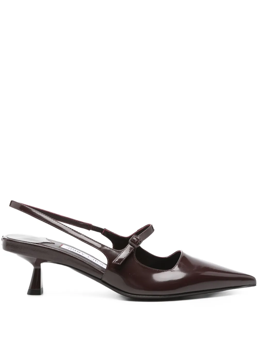 Jimmy Choo 45mm slingback pointed-toe pumps Red