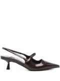 Jimmy Choo 45mm slingback pointed-toe pumps - Red