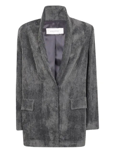 Gentry Portofino corduroy single-breasted blazer