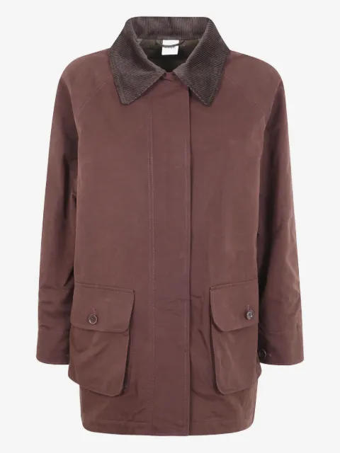 ASPESI corduroy-collar cotton jacket