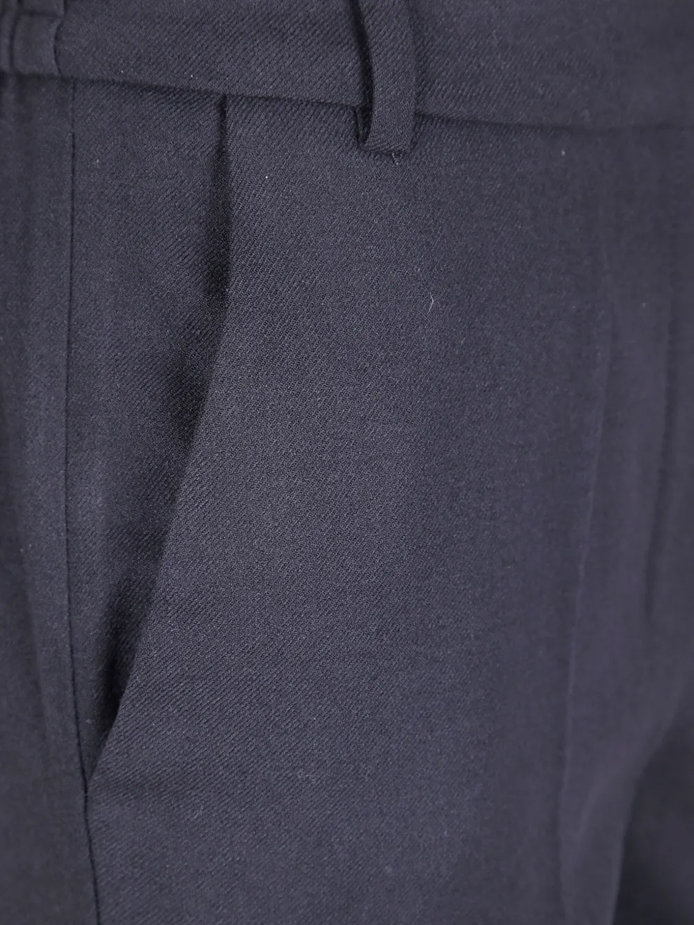  Kiltie Tapered Trousers - Black 