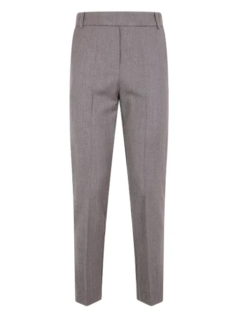 Kiltie elastic-waist trousers