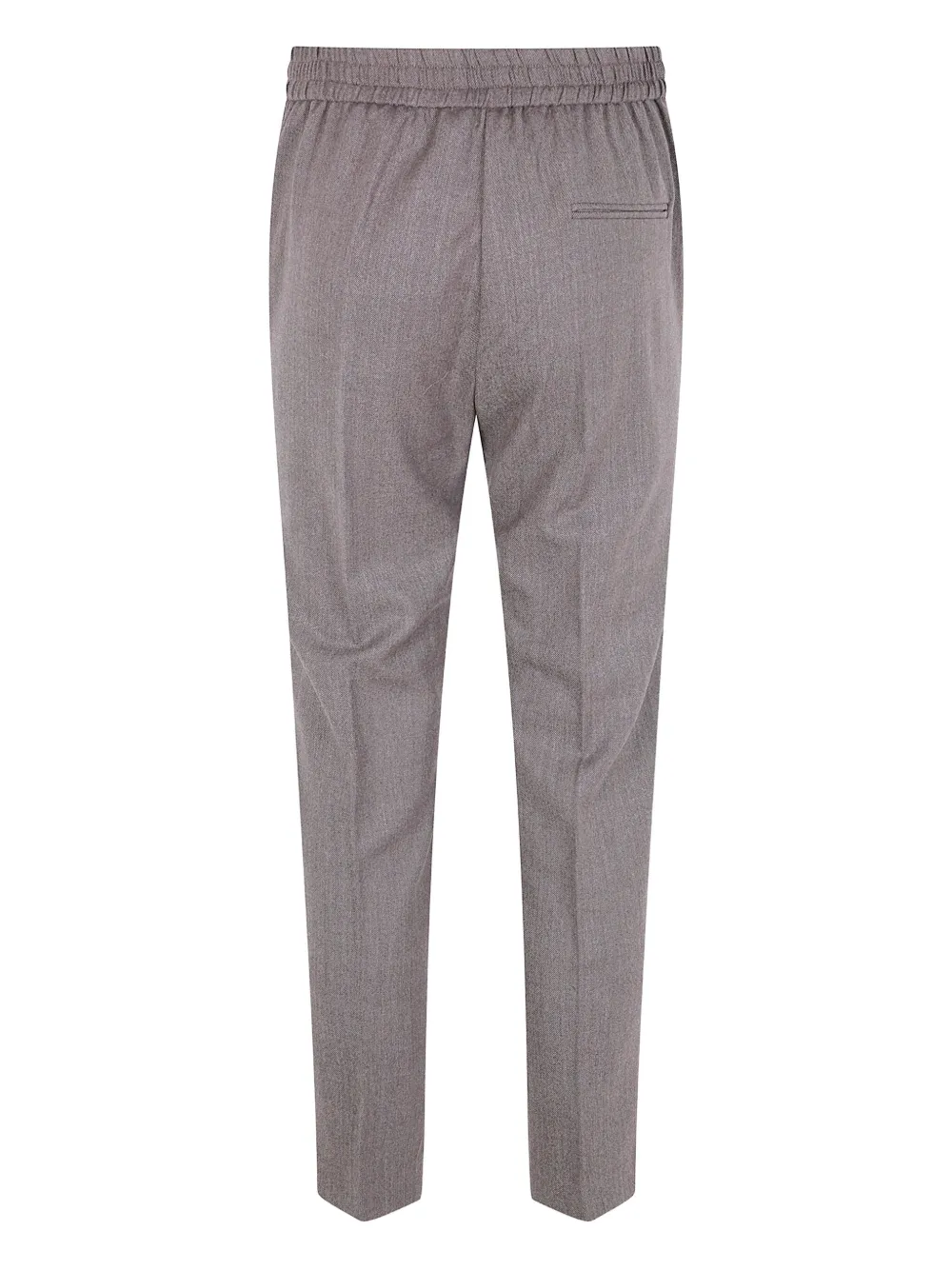 Kiltie elastic-waist trousers - Bruin