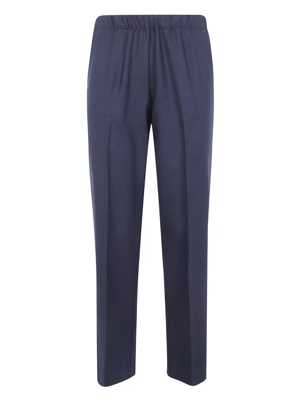 Kiltie Elastic-waist Trousers In Blue