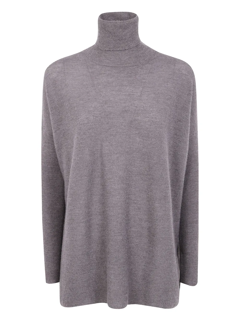 Gentry Portofino Turtleneck Ribbed Sweater In Multi