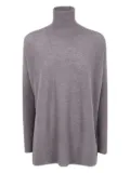 Gentry Portofino turtleneck ribbed sweater - Grey
