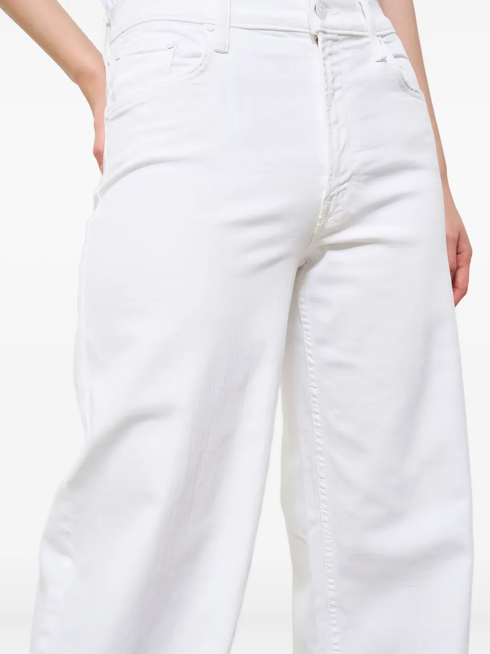 Mother The Rambler Ankle Jeans Fairest Of Them All In White