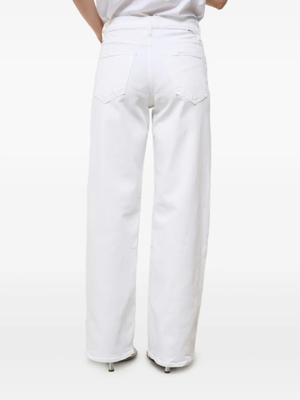 Mother The Rambler Ankle Jeans Fairest Of Them All In White