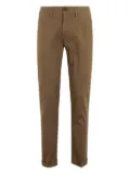 Re-Hash logo-patch chinos - Brown