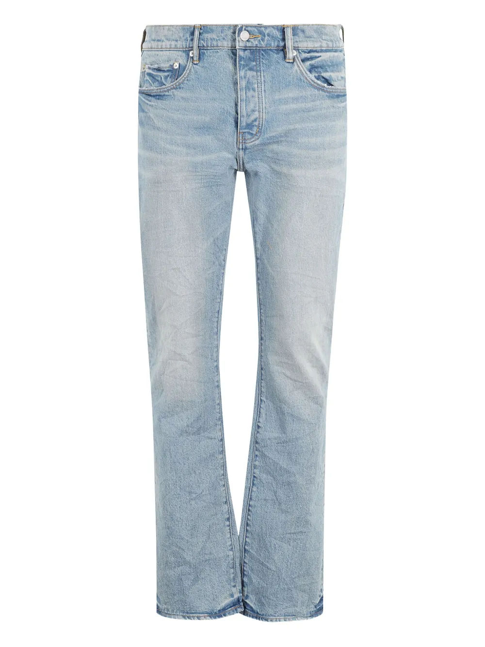 Purple Brand logo-patch jeans Blauw