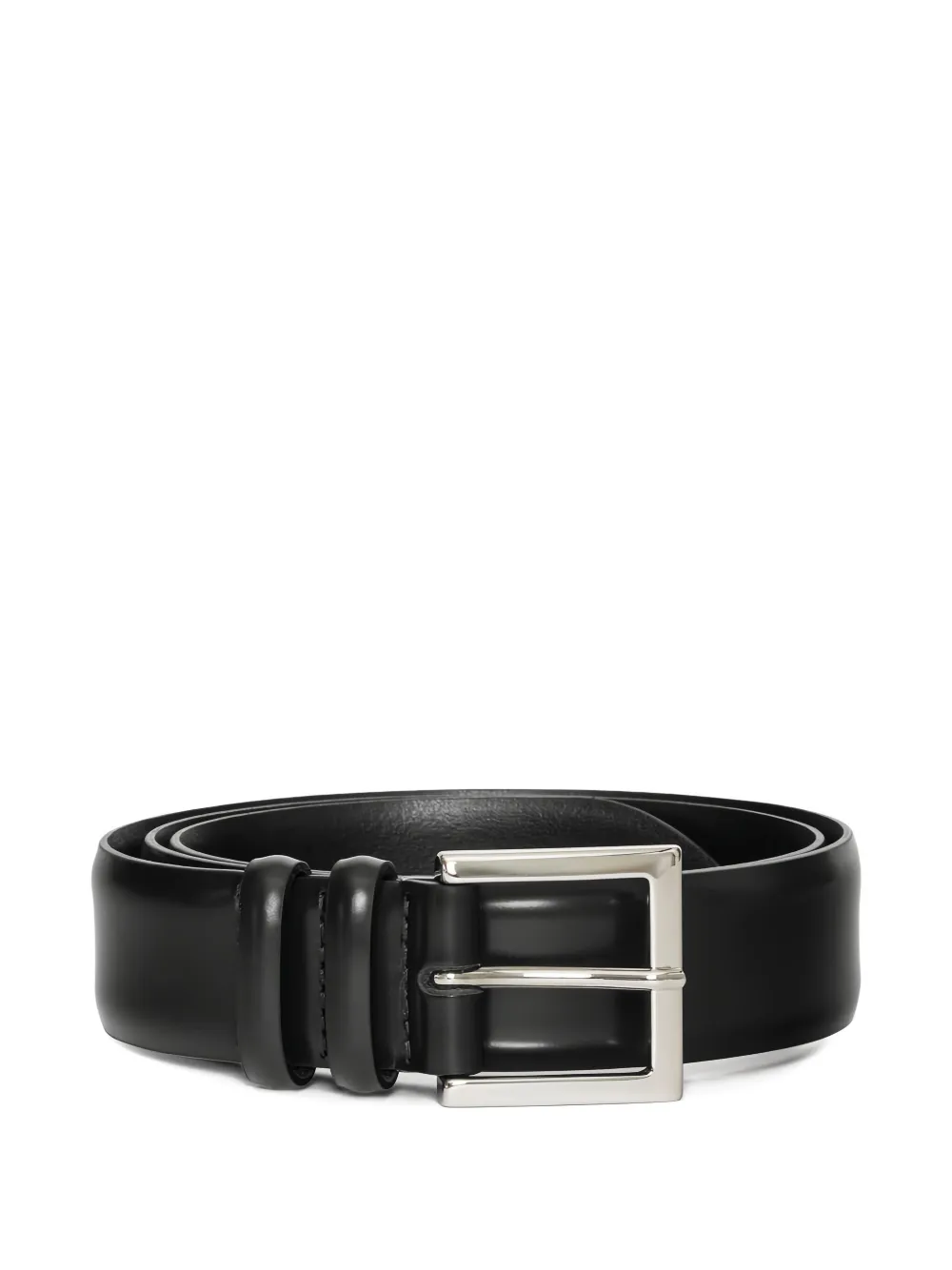 Orciani leather square-buckle belt | Black | Image 1