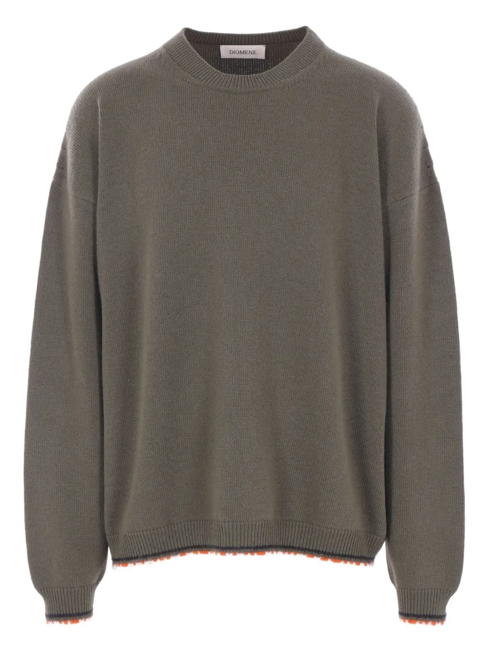 Diomene crew-neck wool-blend sweater | Green | Image 1